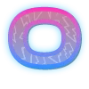 ⭐️ Эмодзи «Фиолетово - синие буквы» для Telegram