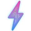 ⚡️ Эмодзи «Фиолетово - синие буквы» для Telegram