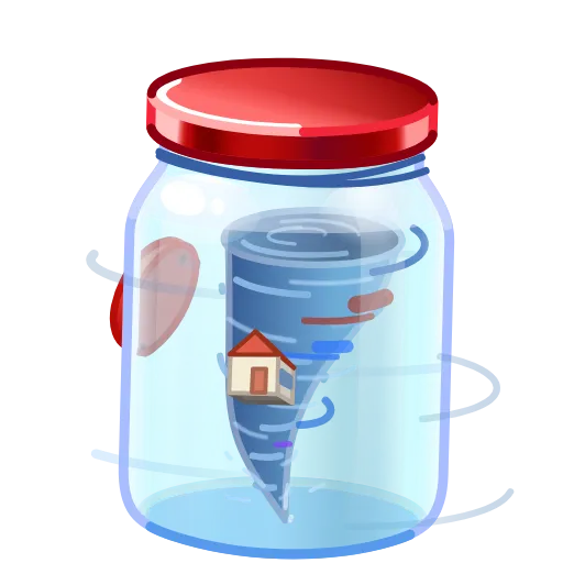 Стикер 44 Restless Jar -