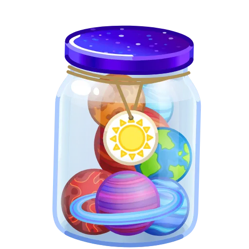 Стикер 42 Restless Jar -