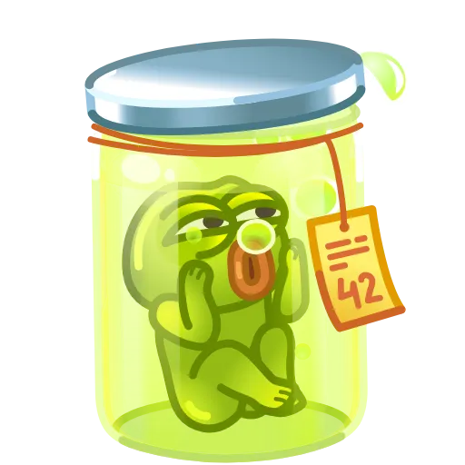 Стикер 28 Restless Jar