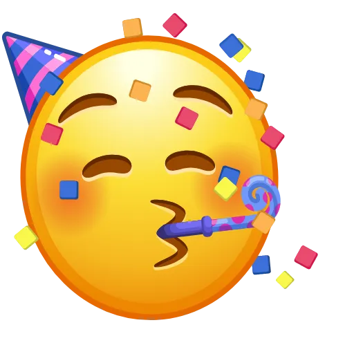 Стикер 35 Animated Emoji - Классические стандартные Emoji