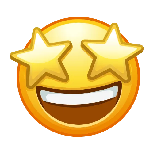 Стикер 34 Animated Emoji - Классические стандартные Emoji