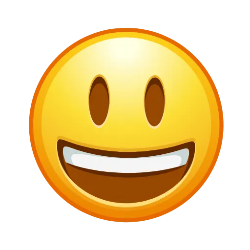Стикер 2 Animated Emoji - Классические стандартные Emoji
