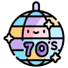 Стикер 42 Ретро