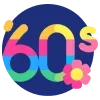 Стикер 39 Ретро