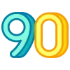 Стикер 48 Ретро