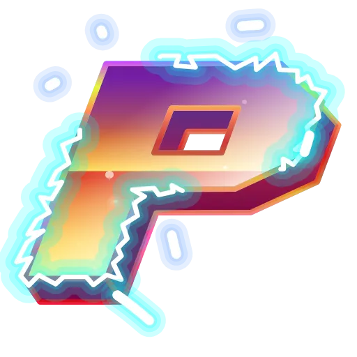 Стикер 16 Retro Font Emoji