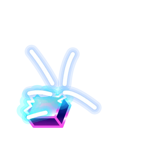 Стикер 37 Retro Font Emoji