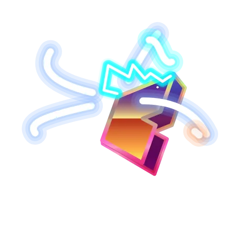 Стикер 57 Retro Font Emoji