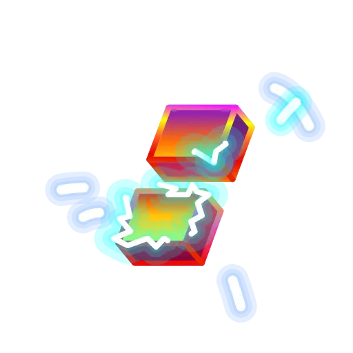 Стикер 51 Retro Font Emoji