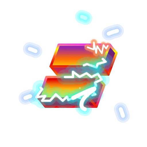 Стикер 55 Retro Font Emoji