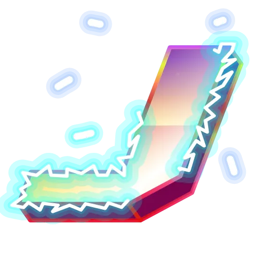 Стикер 10 Retro Font Emoji