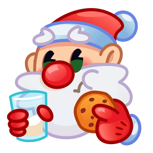 🍪 Стикер «Retro Year Emoji» для Telegram