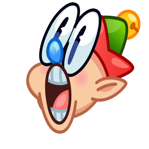 Стикер 26 Retro Year Emoji