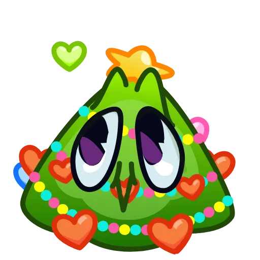 Стикер 8 Retro Year Emoji