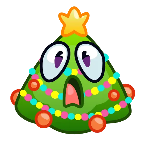 Стикер 25 Retro Year Emoji