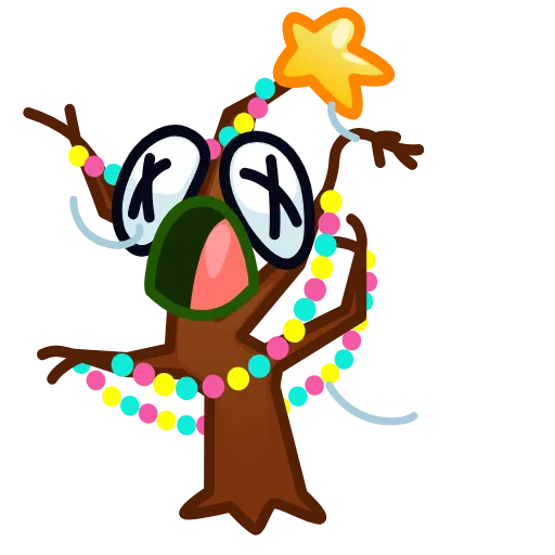 Стикер 28 Retro Year Emoji