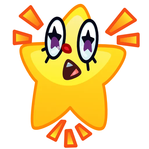 Стикер 11 Retro Year Emoji