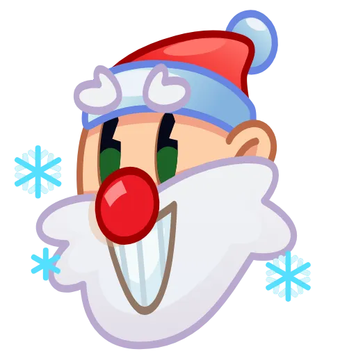 Стикер 6 Retro Year Emoji
