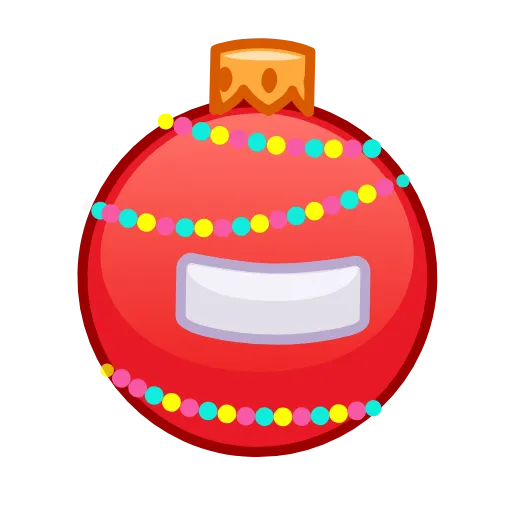 Стикер 49 Retro Year Emoji