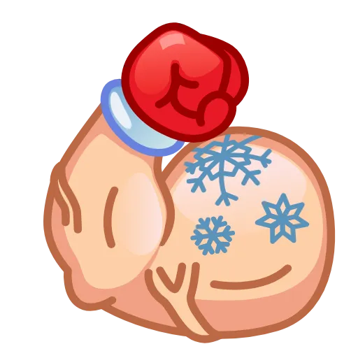 Стикер 39 Retro Year Emoji