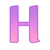 🤩 Эмодзи «Фиолетово-розовый градиент» для Telegram