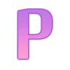 🤩 Эмодзи «Фиолетово-розовый градиент» для Telegram