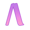 🤩 Эмодзи «Фиолетово-розовый градиент» для Telegram