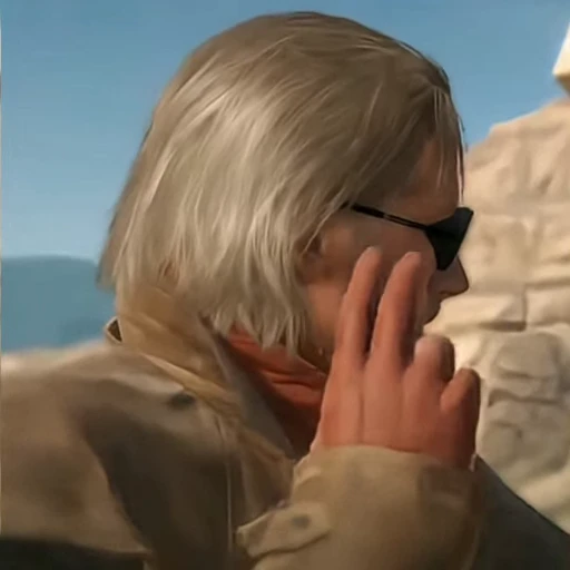 🤓 Стикер «Revolver Ocelot» для Telegram