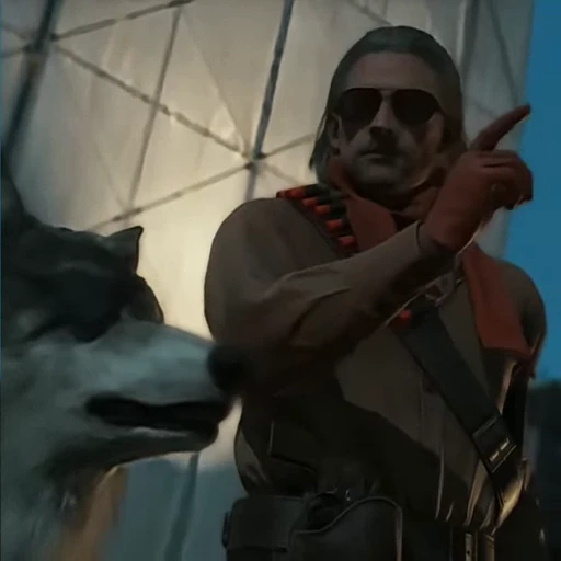 🐕 Стикер «Revolver Ocelot» для Telegram