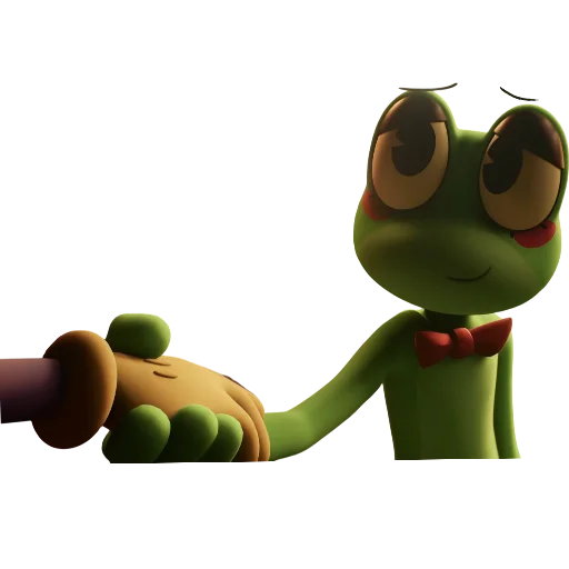 🐸 Стикер «Ribbit TADC» для Telegram