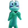 🐸 Эмодзи «Ribbit - лягушка из цифрового цирка» для Telegram