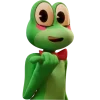 🐸 Эмодзи «Ribbit - лягушка из цифрового цирка» для Telegram
