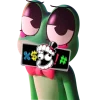 🐸 Эмодзи «Ribbit - лягушка из цифрового цирка» для Telegram