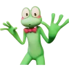 🐸 Эмодзи «Ribbit - лягушка из цифрового цирка» для Telegram