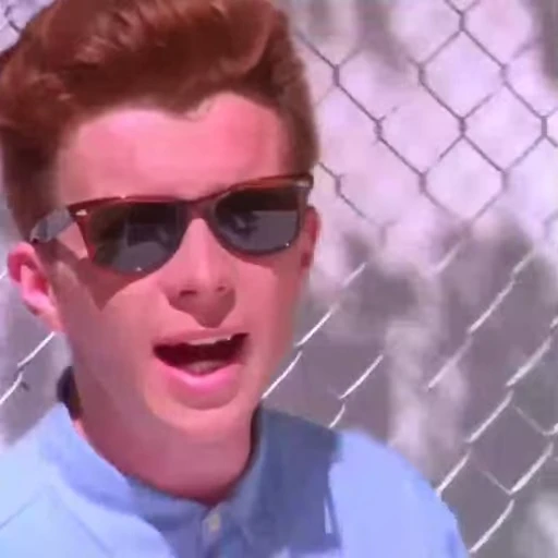 😎 Стикер «Rick Astley» для Telegram