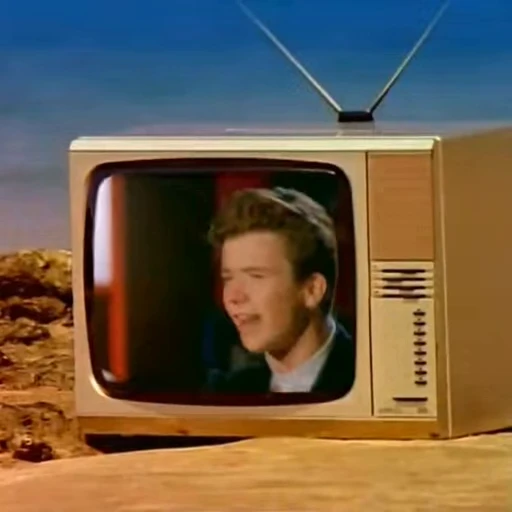 📺 Стикер «Rick Astley» для Telegram