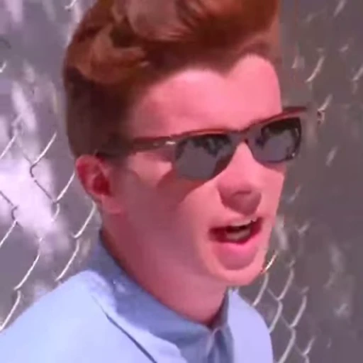 😎 Стикер «Rick Astley» для Telegram