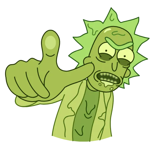 Стикер 18 🍺Rick and Morty • Рик и Морти