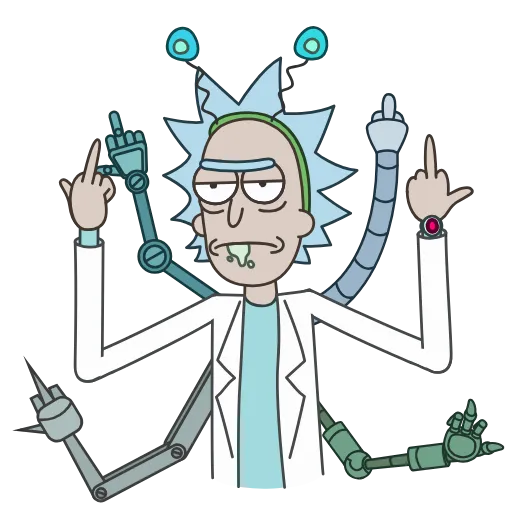 Стикер 5 🍺Rick and Morty • Рик и Морти