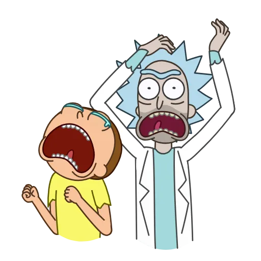 Стикер 11 🍺Rick and Morty • Рик и Морти