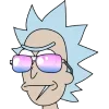 Стикер 16 😆 Набор эмоджи по мульту «Rick and Morty Рик и Морти»