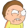 Стикер 29 😆 Набор эмоджи по мульту «Rick and Morty Рик и Морти»