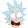 Стикер 12 😆 Набор эмоджи по мульту «Rick and Morty Рик и Морти»