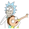 Стикер 3 😆 Набор эмоджи по мульту «Rick and Morty Рик и Морти»