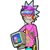 Стикер 20 😆 Набор эмоджи по мульту «Rick and Morty Рик и Морти»