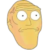 Стикер 55 😆 Набор эмоджи по мульту «Rick and Morty Рик и Морти»