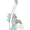 Стикер 24 😆 Набор эмоджи по мульту «Rick and Morty Рик и Морти»