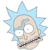 Стикер 11 😆 Набор эмоджи по мульту «Rick and Morty Рик и Морти»